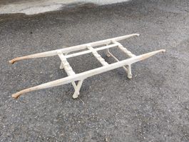 Rustikale Holztrage, Antike Trage, Dekoration, Sanbarre