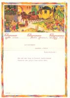 Telegramm schön illustriert 22.7.1935