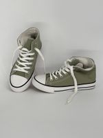 Stoff-Sneakers, Gr. 38/39 Khaki, neuwertig