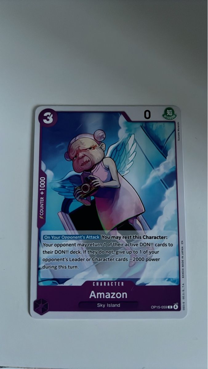 Cartoline: One Piece Card Game - Amazon OP15-059 seltene Karte! – Nuovo (secondo la descrizione) da Basel venduto da LUCcC