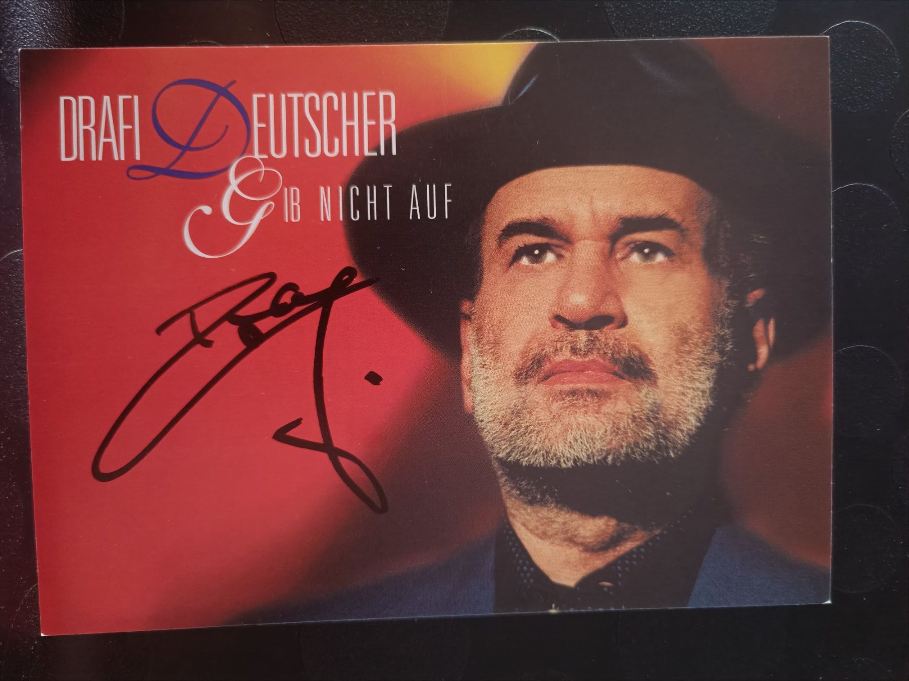 Autografi: Drafi Deutscher - handsigniert Autogrammkarte – Usato da Menziken venduto da Artographs