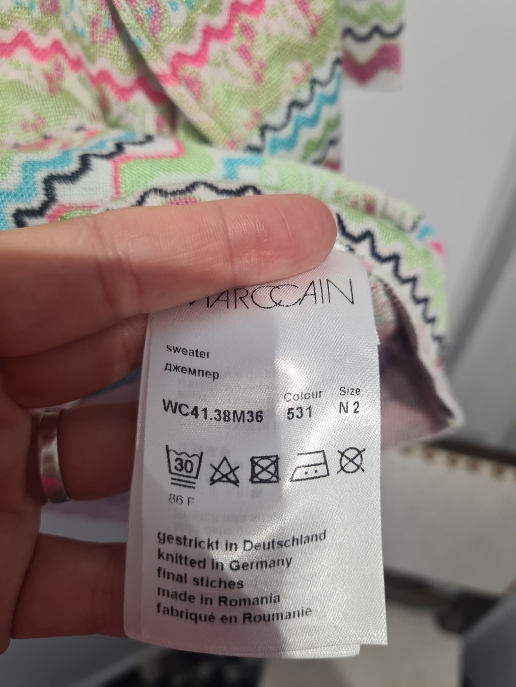 Marc Cain Pullover & Sweatshirts: Marc Cain Pullover Damen N2 mehrfarbig gestrickt top  – Neu (gemäss Beschreibung) aus Adligenswil von FriedasWelt 2