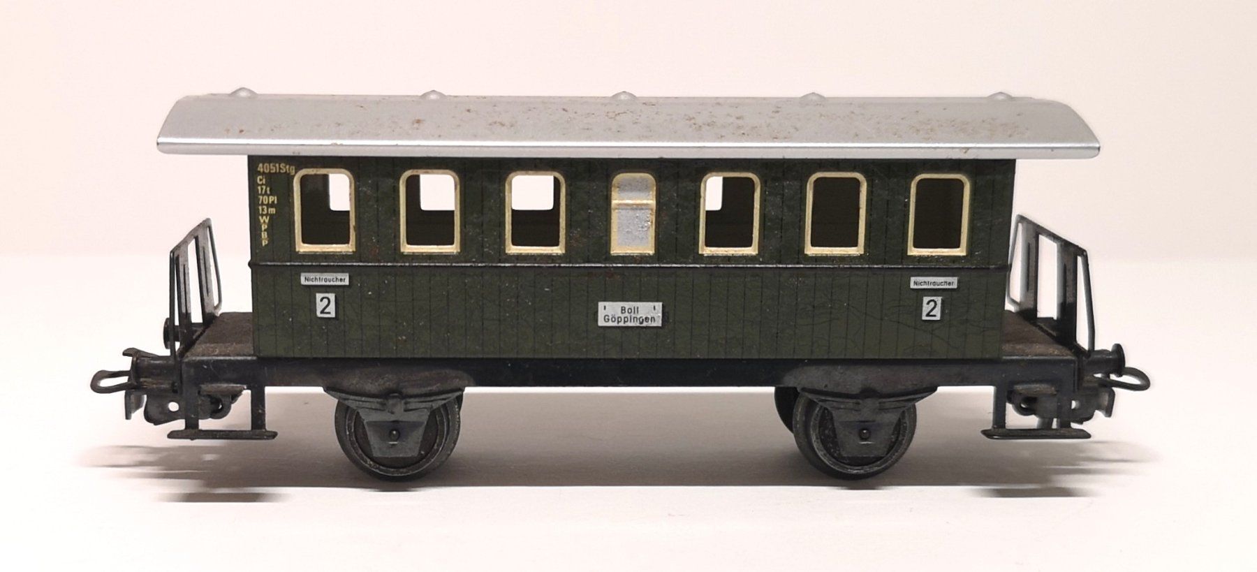 Märklin Modellini di ferrovie: MÄRKLIN DIESELLOK UND EISENBAHNWAGEN – Usato da Interlaken venduto da Wermon 6