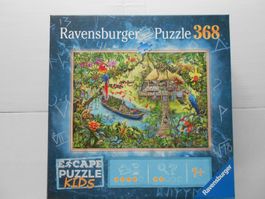 Ravensburger Puzzle 368 Escape Kids - Dschungelexpedition