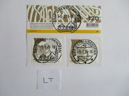 Voll Letzttagsstempel der Poststelle 8917 Oberlunkhofen