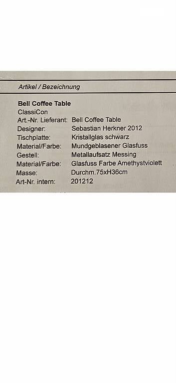 Tables: "BELL COFFEE TABLE – D'occasion à Kilchberg ZH par Beryll58
