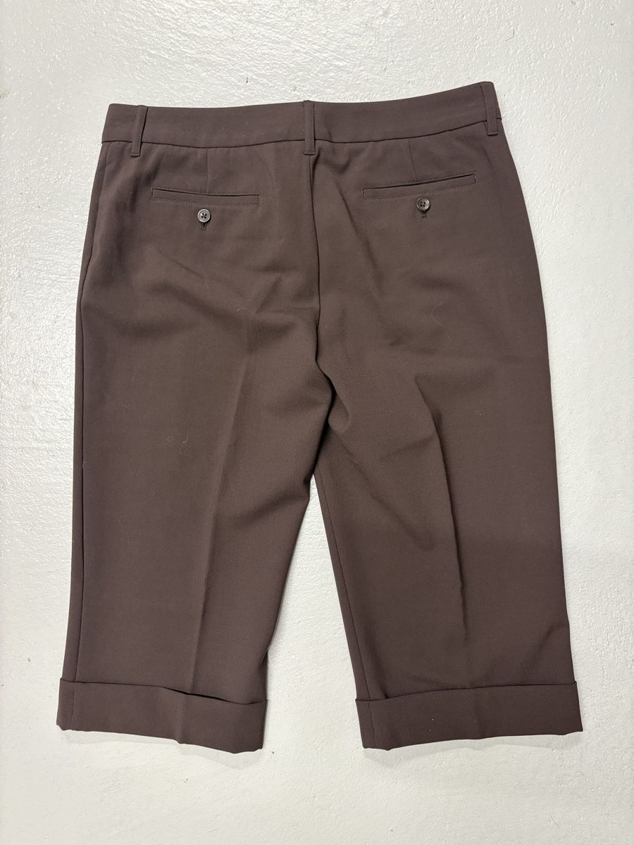 Pantaloni: Bermuda Capri Hose von Express Gr. 40 braun – Nuovo (secondo la descrizione) da Regensdorf venduto da secondchancefashion 1