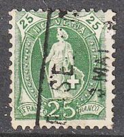 1894 Steh. Helvetia ZNr. 67D