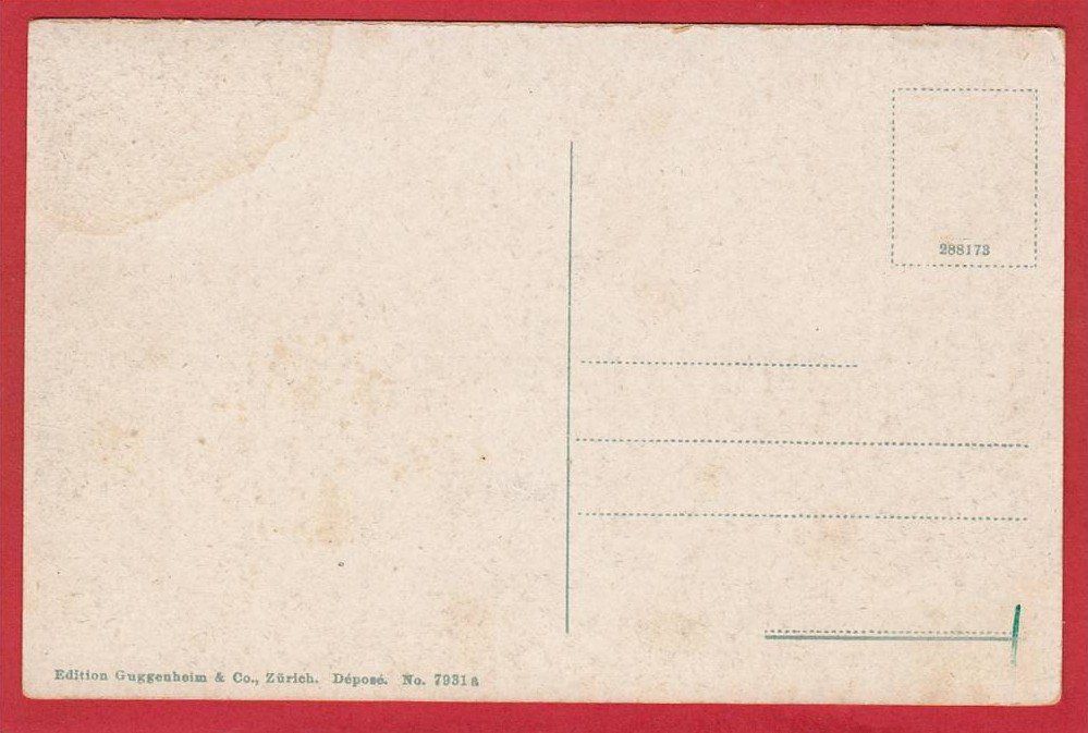 Cartoline postali: HÜTTEN VON LANGMOOS – Usato da Grüningen venduto da Kartenlaube 1