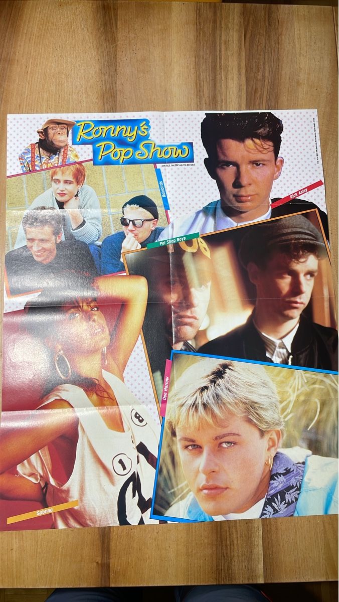 Foto & Immagini: Ronny's Pop Show - Seltenes Poster  – Nuovo (secondo la descrizione) da Therwil venduto da rubininio