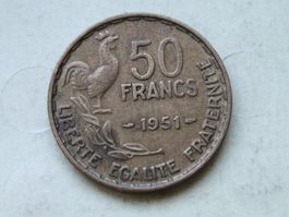 50 Francs France 1951 G.Guiraud