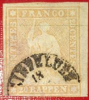 Strubel 25F Kat. 370.- mit Bogenrand 