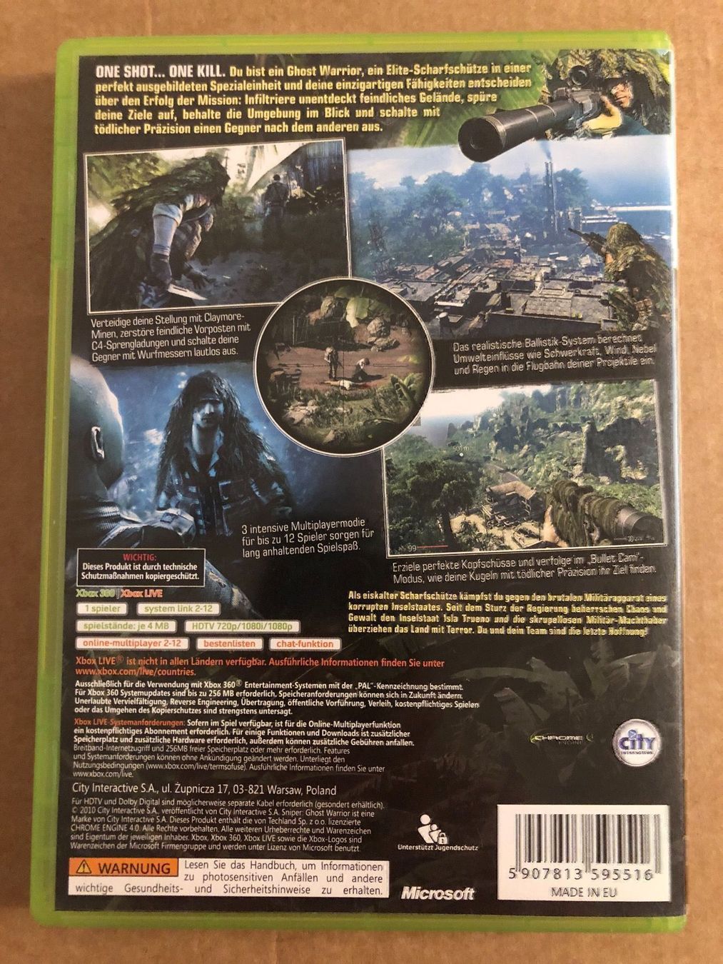 Microsoft Jeux: Sniper Ghost Warrior für Xbox 360 – D'occasion à Kestenholz par Mad18 1