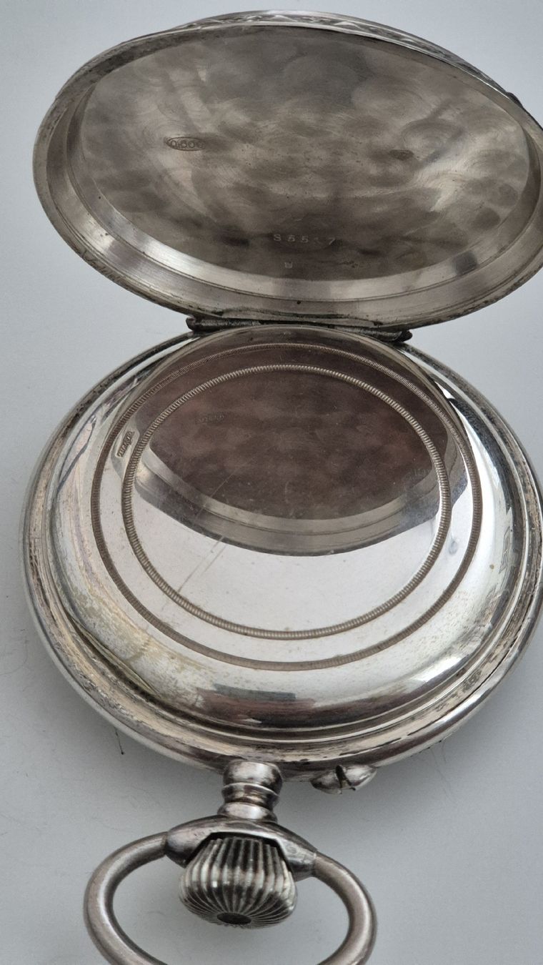 Uhren: Grosse Silbertaschenuhr, 62 mm, Top Zustand – Gebraucht aus Marbach SG von Zippo1401 5