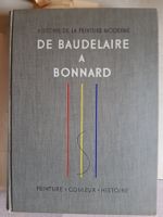 antikes Kunst Buch franz.: De Baudelaire a Bonnard 1949