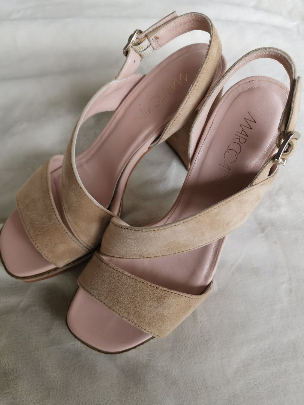 Marc Cain Scarpe da donna: Sandales beige Marc Cain Gr. 37 – Nuovo e nell'imballaggio originale da Develier venduto da comala66 2