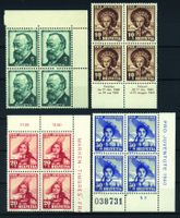 1940, Pro Juventute, Viererblöcke, SBK 40.– **