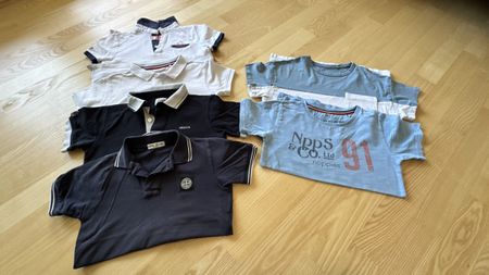 6er-Set T-Shirts für Jungen – Gr. 128