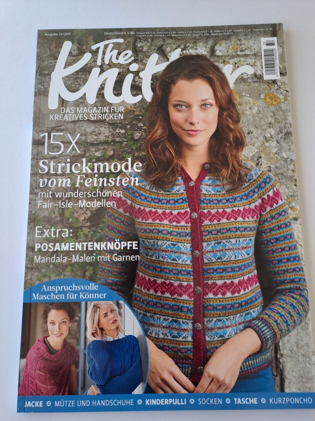Riviste & Magazine: Strickheft The knitter Ausgabe 32 / 2017 Strickdesign – Usato da Glashütten venduto da Schwebefisch