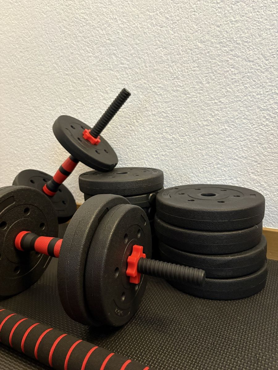 Poids & Haltères: Hantelset verstellbar mit Gewichtsscheiben – D'occasion à Solothurn par boenisworld 1