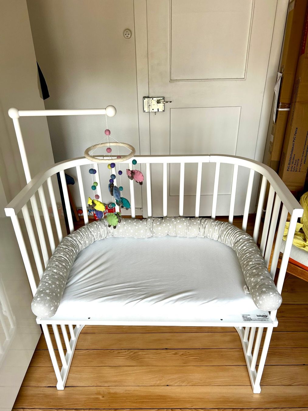 Babybay Letti: Babybay Boxspring Maxi Beistellbett, 89x51cm – Usato da Basel venduto da deroom