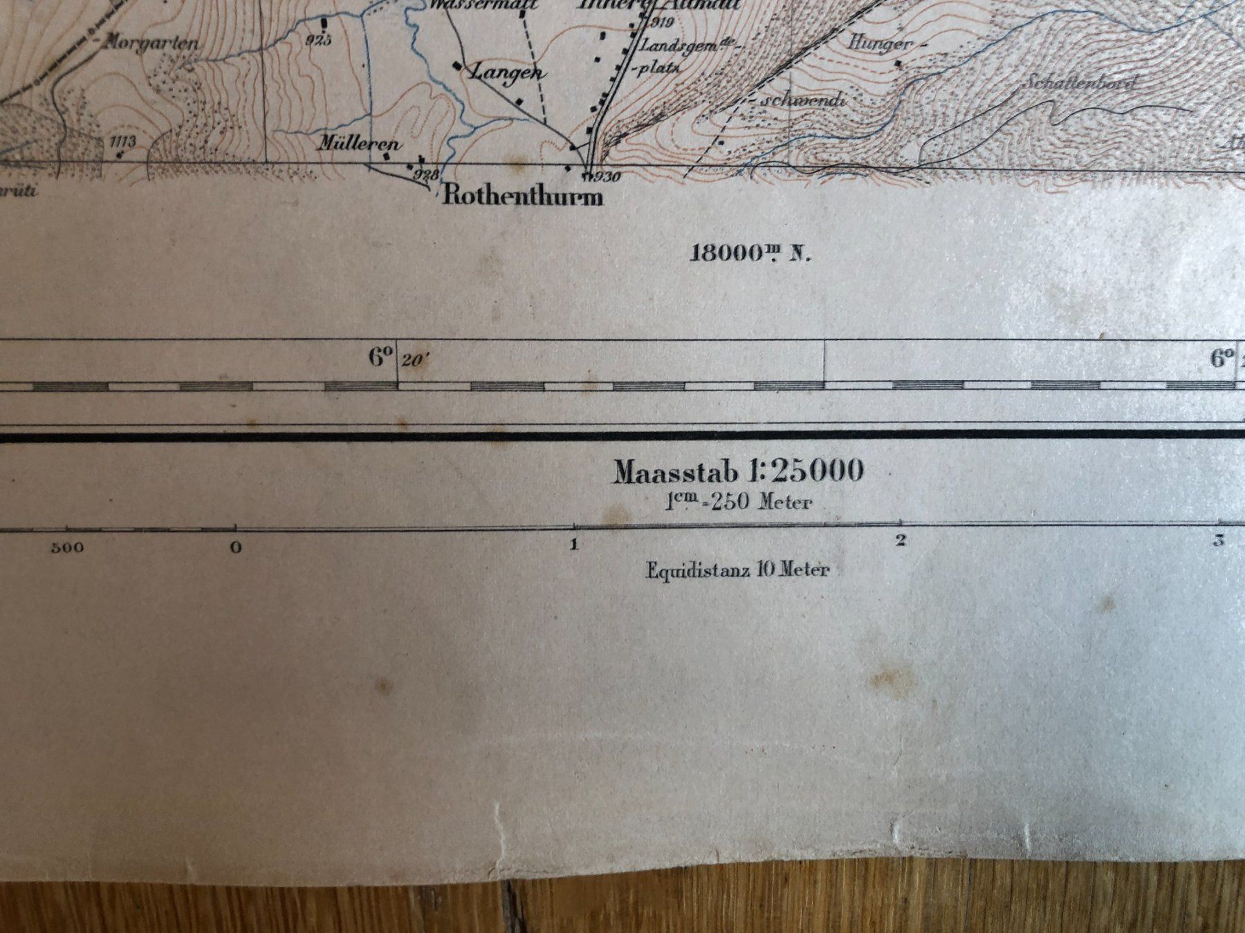 Landkarten & Atlanten: Siegfriedatlas Bl. 244: Altmatt 1887 – Gebraucht aus Zürich von allp 6
