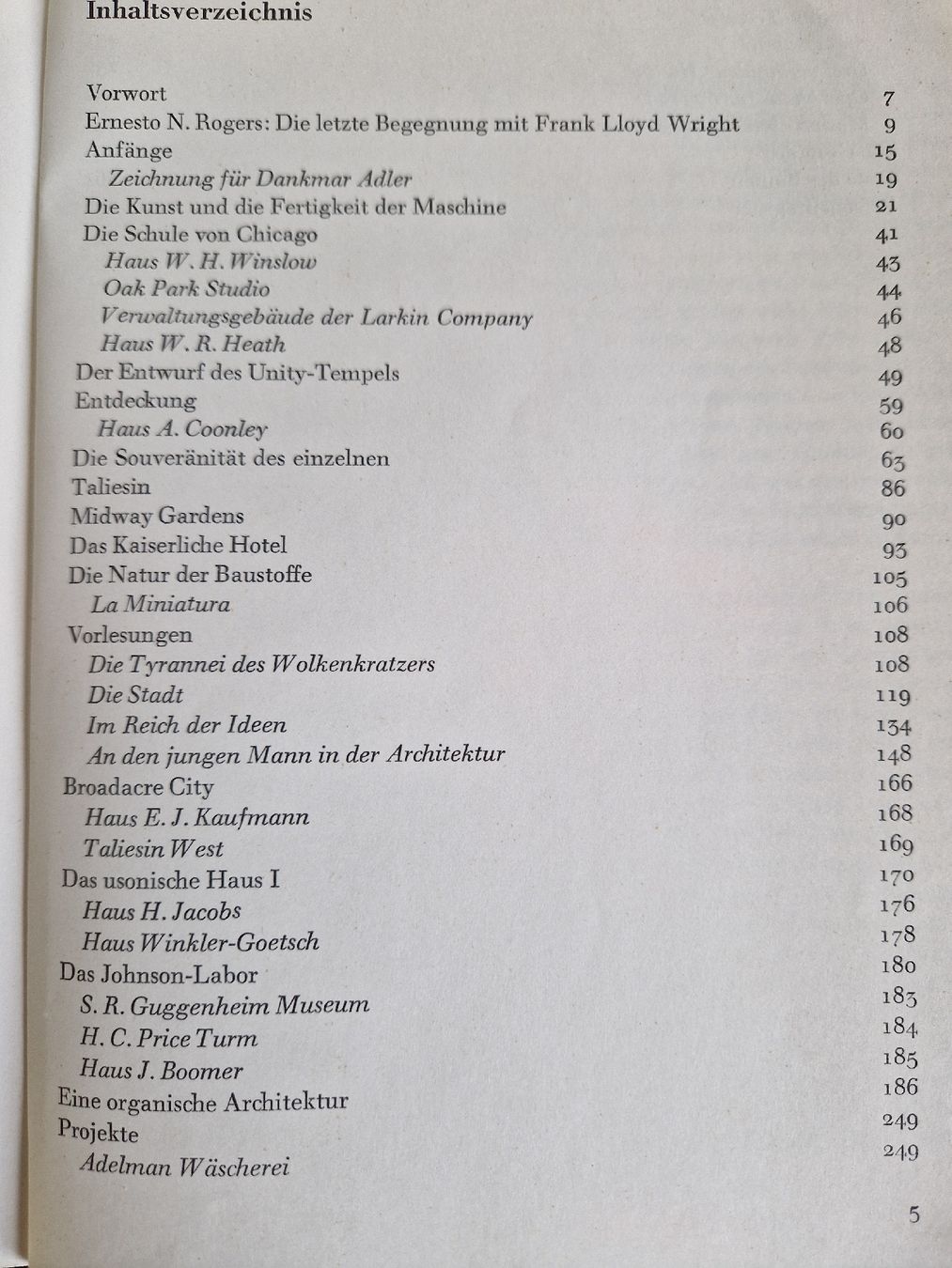 Bücher: Buch von F.L.Wright :Humane Architektur – Gebraucht aus Jona von obm_wz65 2