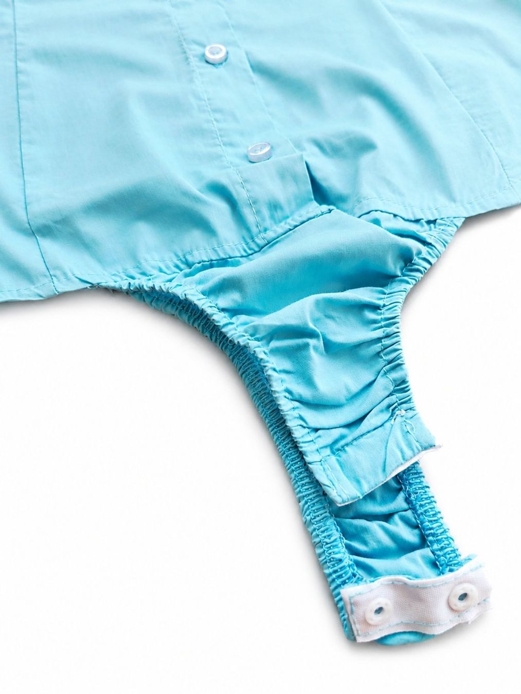 Tops: Hellblauer Body Gr. M mit Kragen – Neuf (Voir description) à Fully par VaneaSelection 5