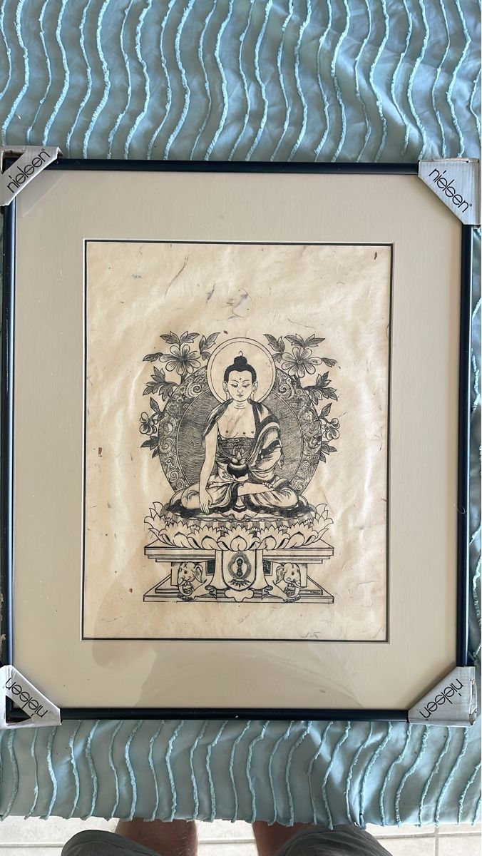 Dipinti: Cadre Nielsen avec image de Bouddha – Nuovo (secondo la descrizione) da Meyrin venduto da jul_km5p