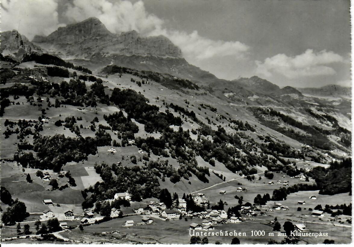 Cartoline postali: Unterschächen – Usato da Hochdorf venduto da Ziegel-16