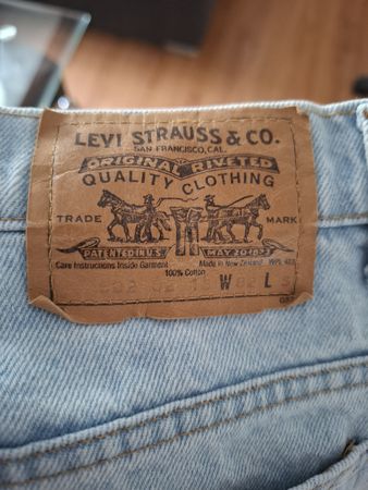 Levi's 602 Jeans, hellblau, Grösse W32 L32. Original 80/90er