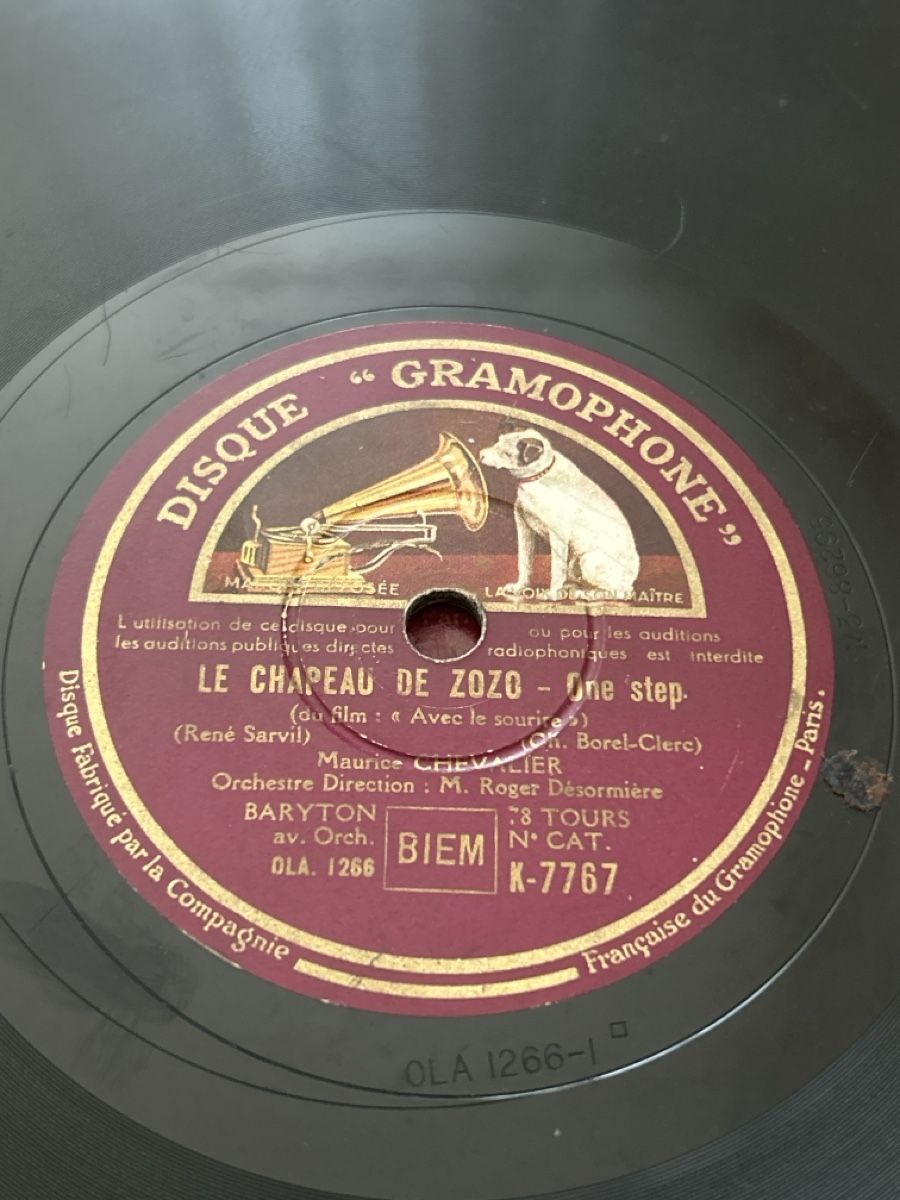 Dischi in vinile: 5 Schellackplatten Maurice CHEVALIER – Usato da Biel/Bienne venduto da NitnelavV 9