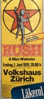 1 x RUSH Konzertplakat 1979