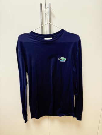 Lacoste Langarmshirt, Dunkelblau, Grösse XS, Top Zustand!