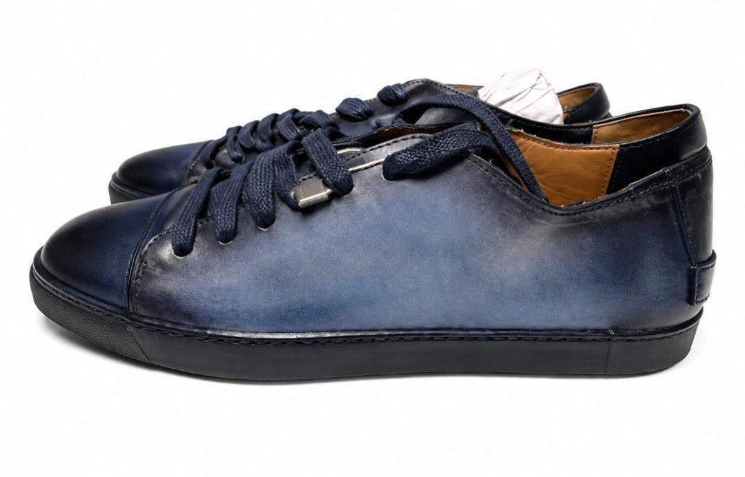 Scarpe da uomo: Santoni Schuhe Leader Blau sneaker Neu – Nuovo e nell'imballaggio originale da Küsnacht ZH venduto da LuxuryBroker 2