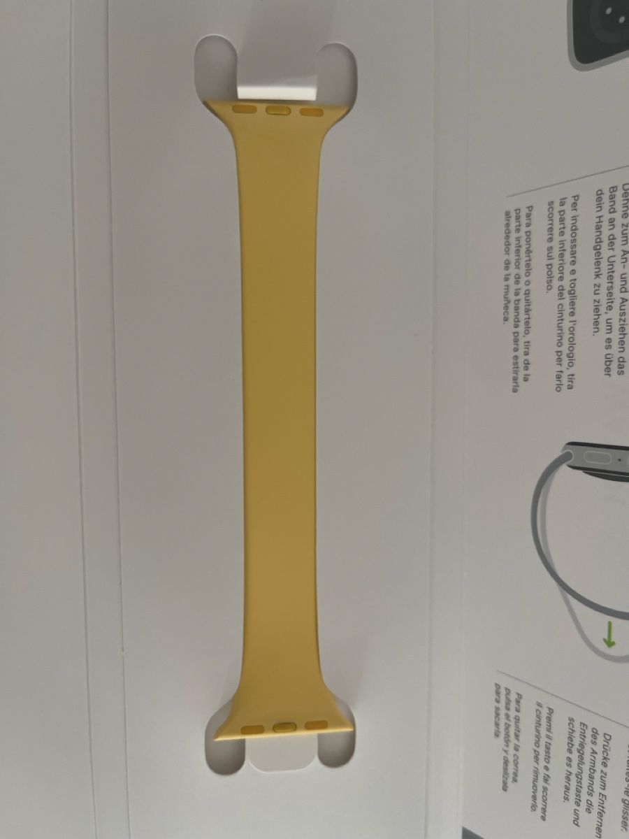 Apple Armbänder & -reifen: Apple Watch 41mm Sunglow Solo Loop - Size 4 – Neu (gemäss Beschreibung) aus Zürich von ecracco 1