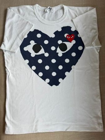 T-shirt Comme des garçons unisexe Manches courtes
