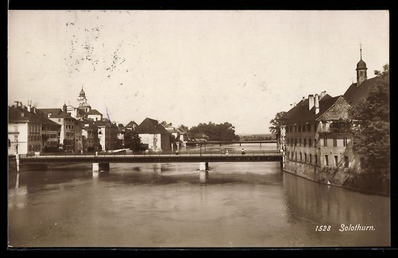 Ansichtskarten: Solothurn, Stadtansicht mit Brücken und – Gebraucht aus Berlin von bartko-reher