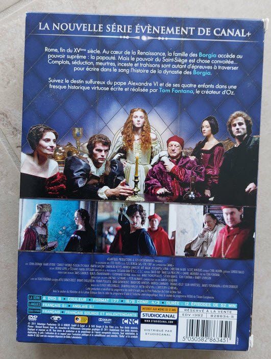 Tutti i DVDs: DVDs - Saison 1 de Borgia – Usato da Romanel-sur-Lausanne venduto da MichelAjac 1