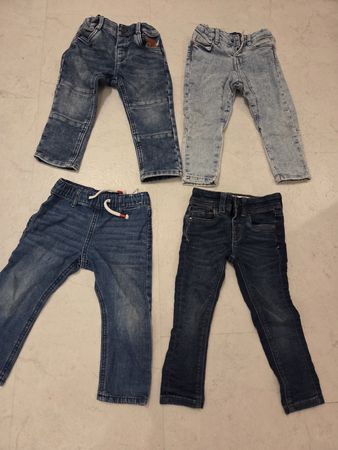 4 Kinder Jeans Set verschiedene Marken Grösse 92