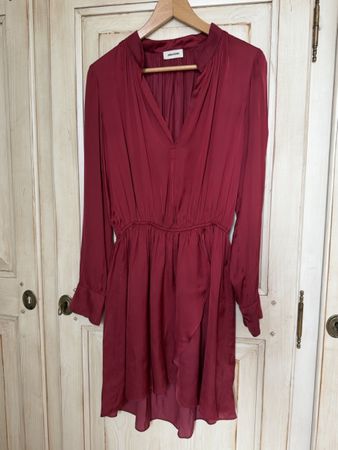 Zadig & Voltaire Dress, Burgundy, Size M - Autumn Style!