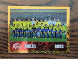 FWC 16 panini wm sticker 26 brazil 2002