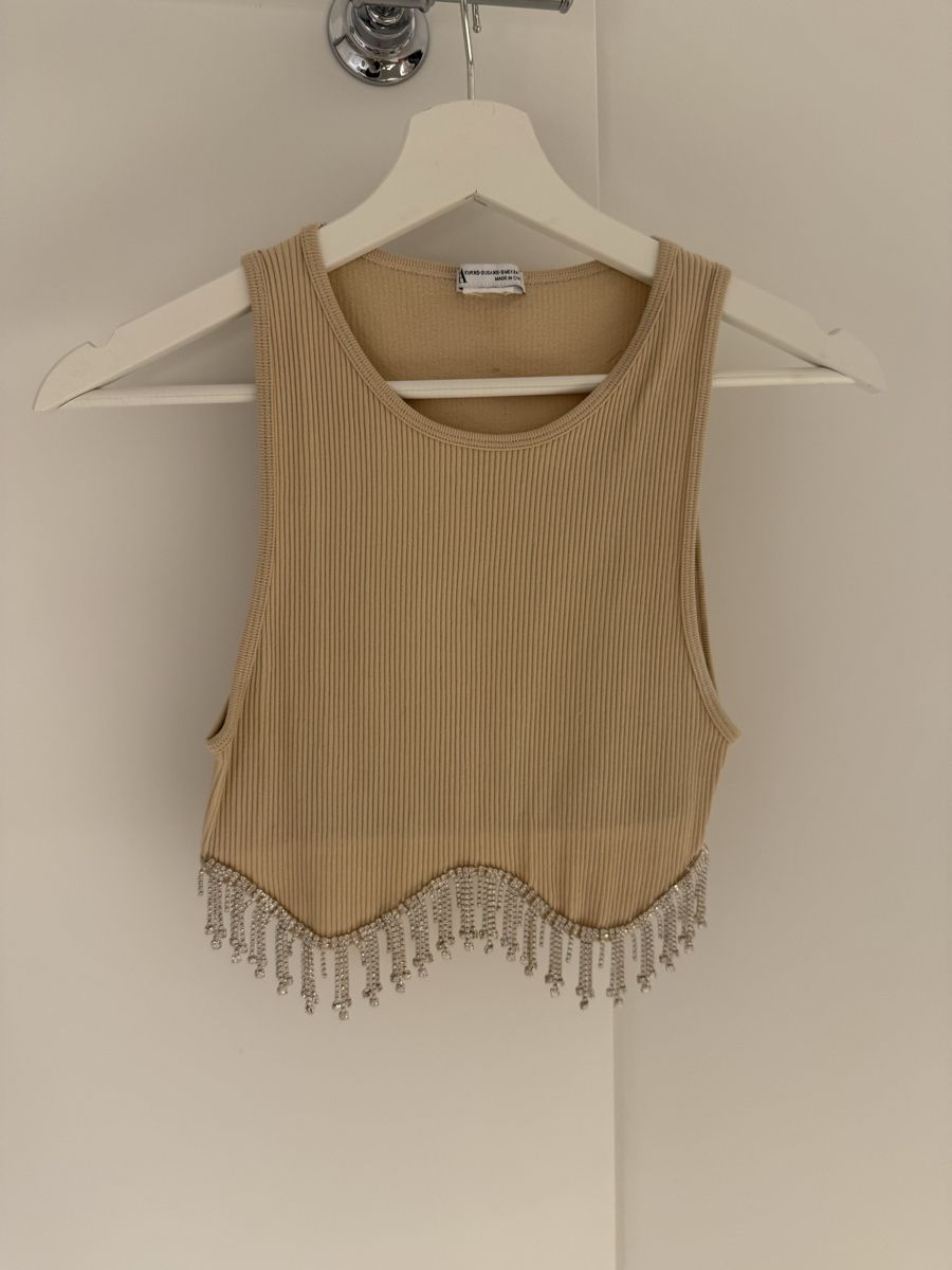 Zara Top: Zara Top mit Strass – Nuovo (secondo la descrizione) da Vaduz venduto da GiuliaSu