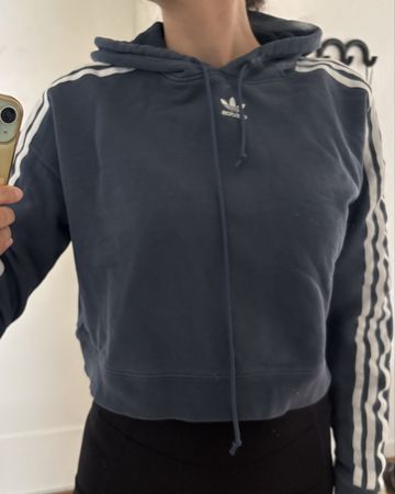 Adidas Adidas Pullover Hoodie blau Grösse S/36 guter Zustand