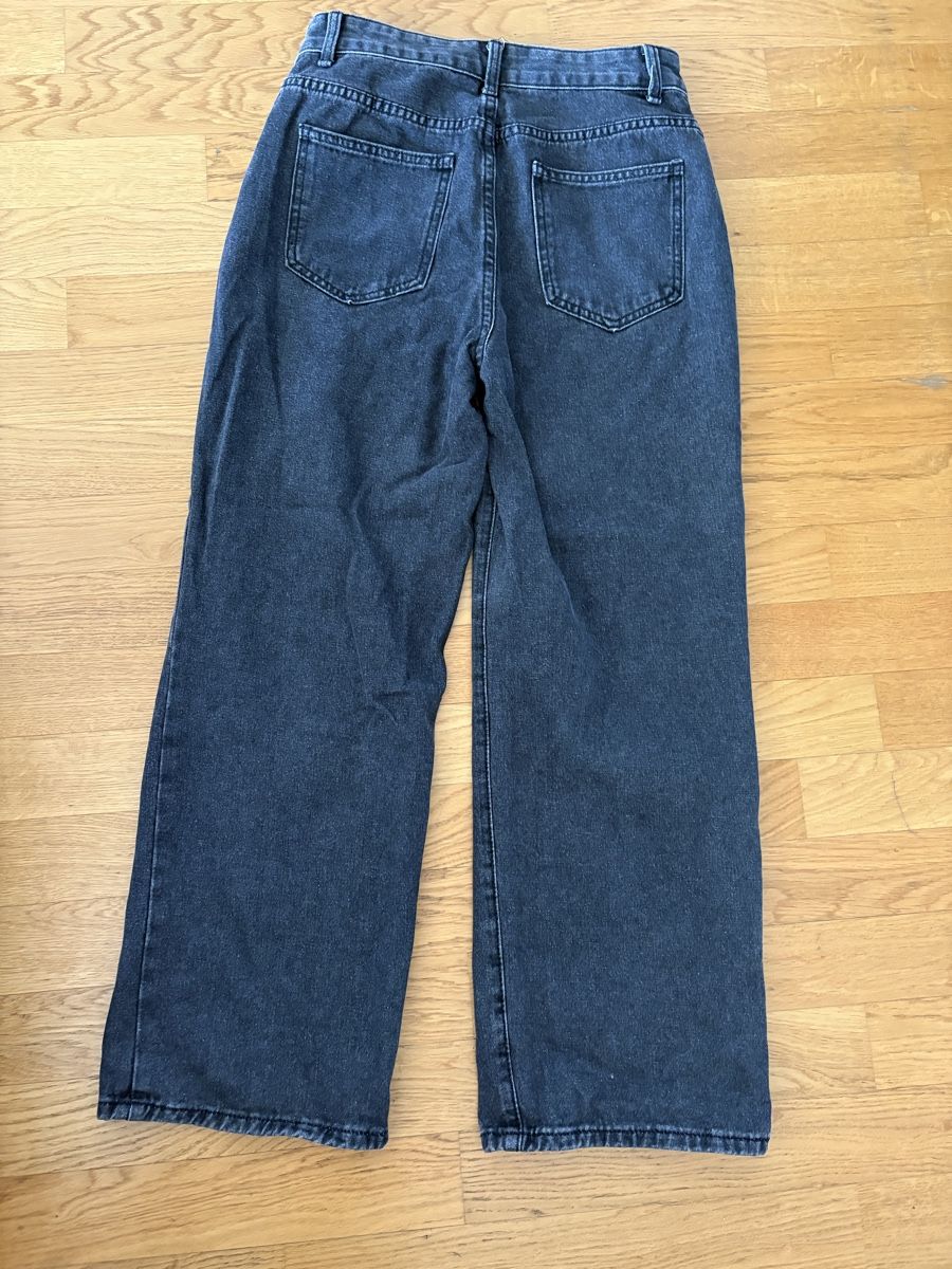 Shein Jeans: Schwarze Jeans, High waist, Gr. 36 / S – Gebraucht aus Beromünster von msklef 5