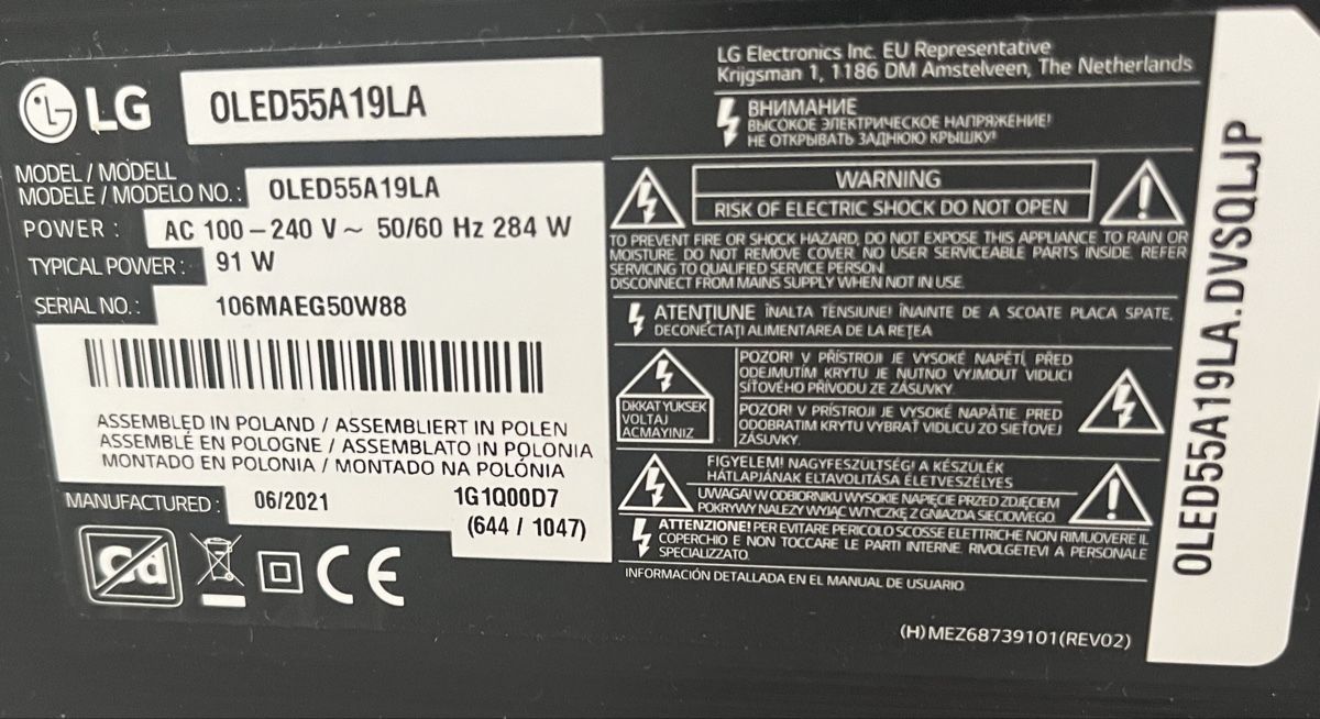 Televisori: LG OLED 4K 55’ – Usato da Genève venduto da mat_fm65 1