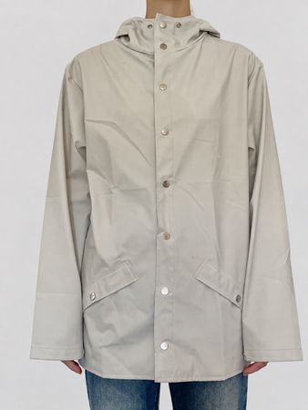 RAINS veste imperméable femme gris très clair S/M