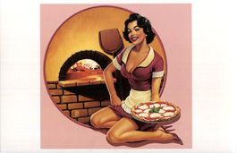 Postkarte "Pin-up".