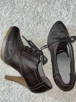 Ankle Boots Absatzschuhe braun Gr. 37