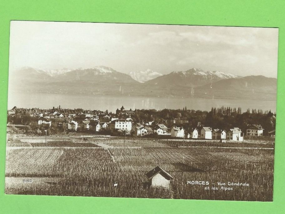 Cartoline postali: Morges - Vue Générale et les Alpes – Nuovo (secondo la descrizione) da Zürich venduto da t24_de